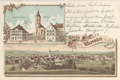 Postkarte 02 Wangen im Allgäu (85 kByte)